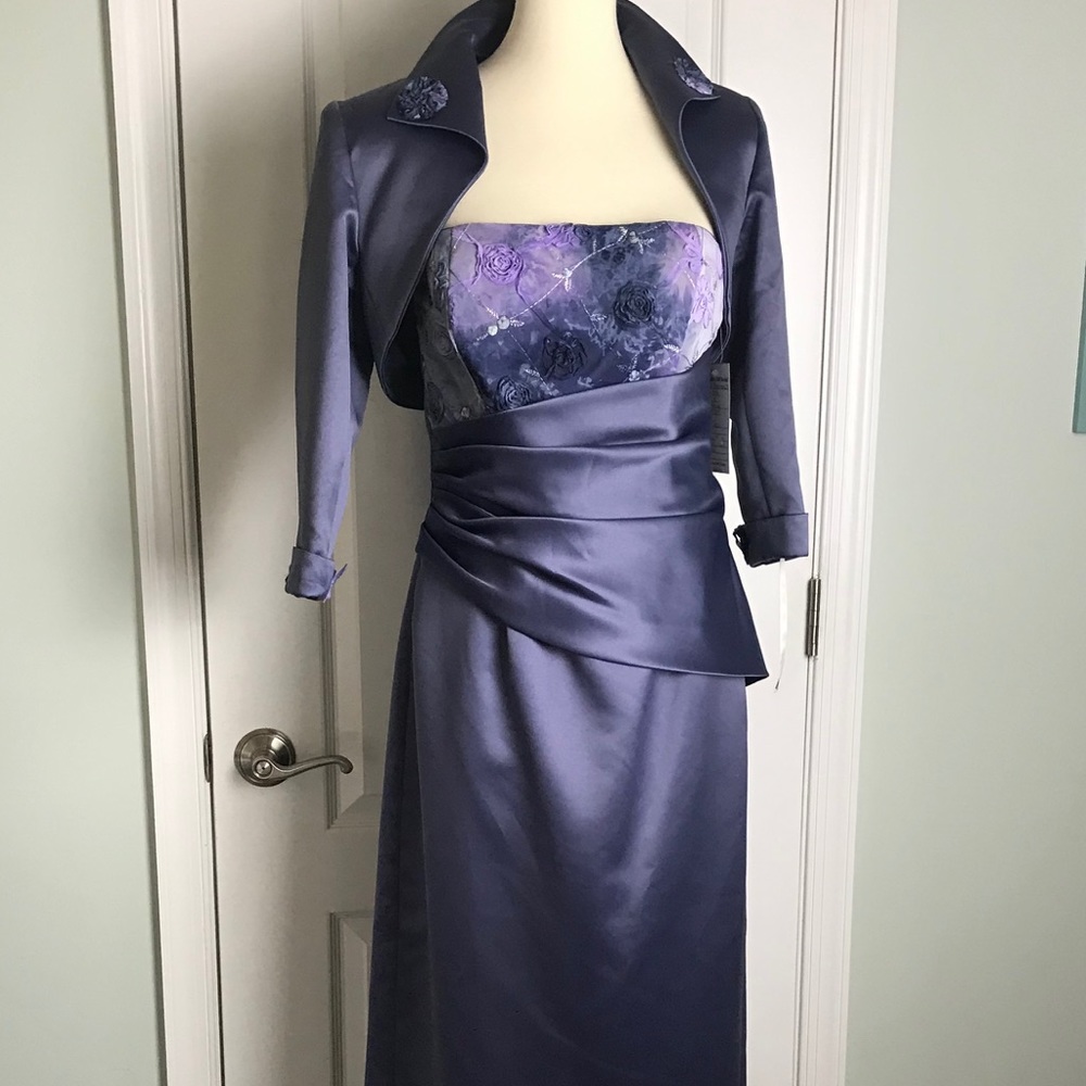 Haute Couture Obsessions Strapless Gown w/Jacket